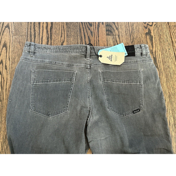 Prana Men's Jeans Size 40x32 Manchester Slim Fit Gray Jean Pants NWT - Picture 6 of 7